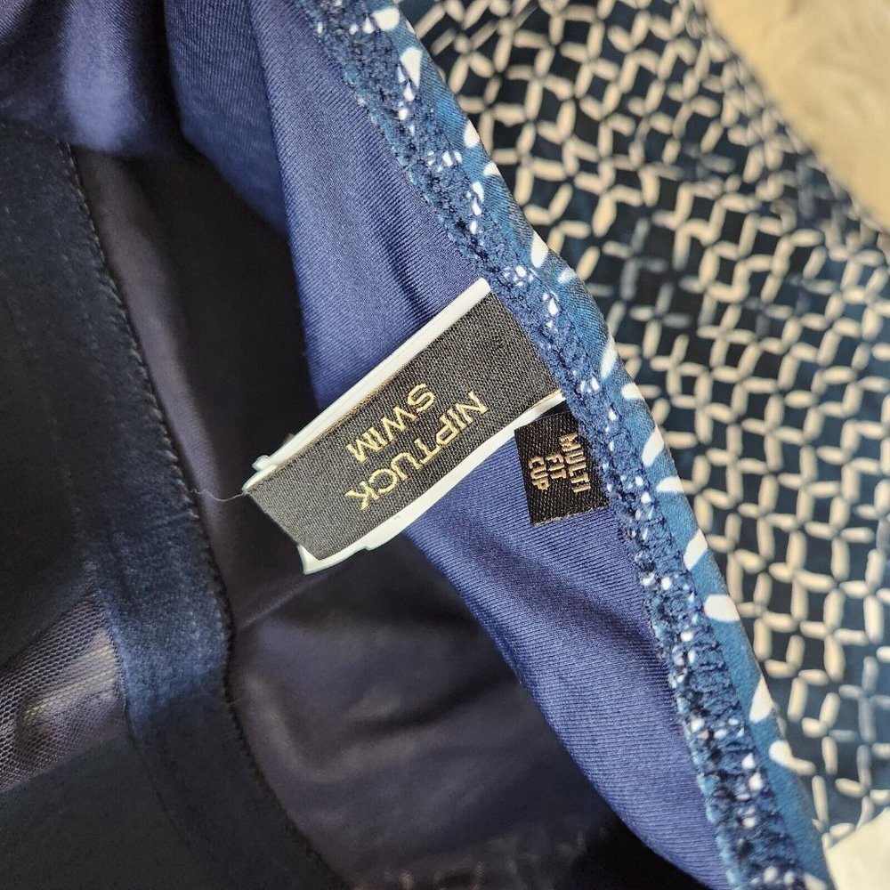 Nip Tuck Nautical Foil Twist Front Tummy Control … - image 8